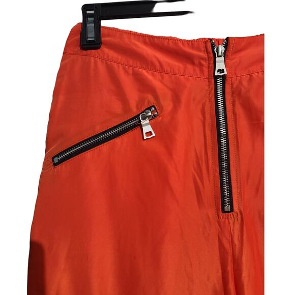 I AM GIA Orange White Mesh Nylon Jogger Pants - Picture 3 of 6